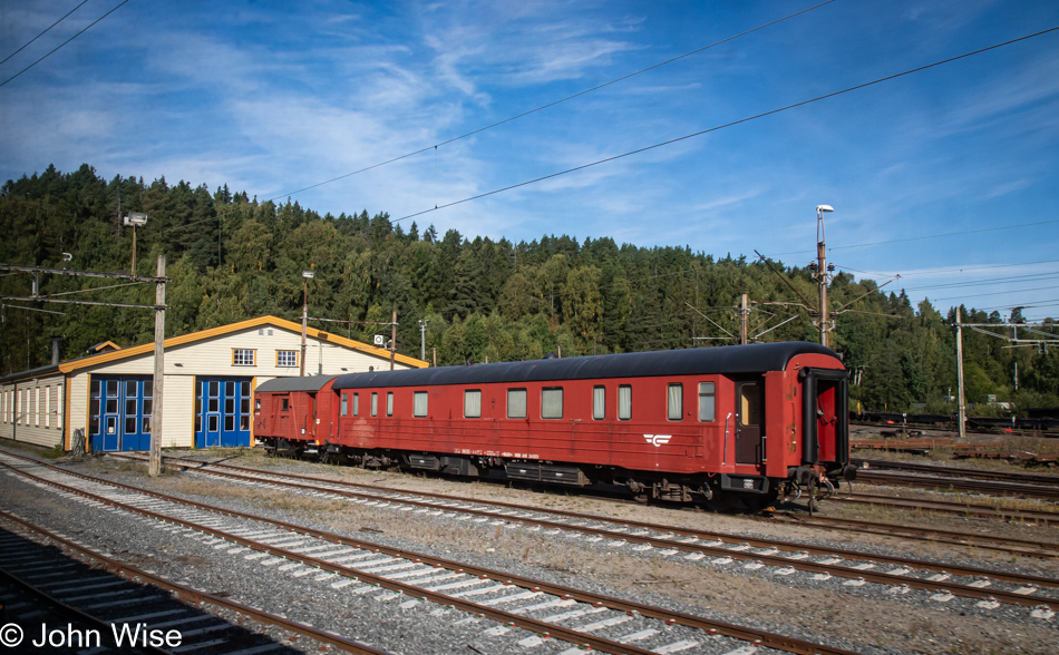 Bergensbanen train between Oslo and Bergen, Norway