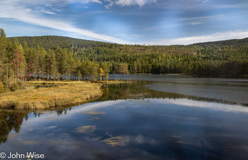 Bergensbanen train between Oslo and Bergen, Norway