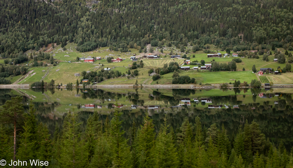 Bergensbanen train between Oslo and Bergen, Norway