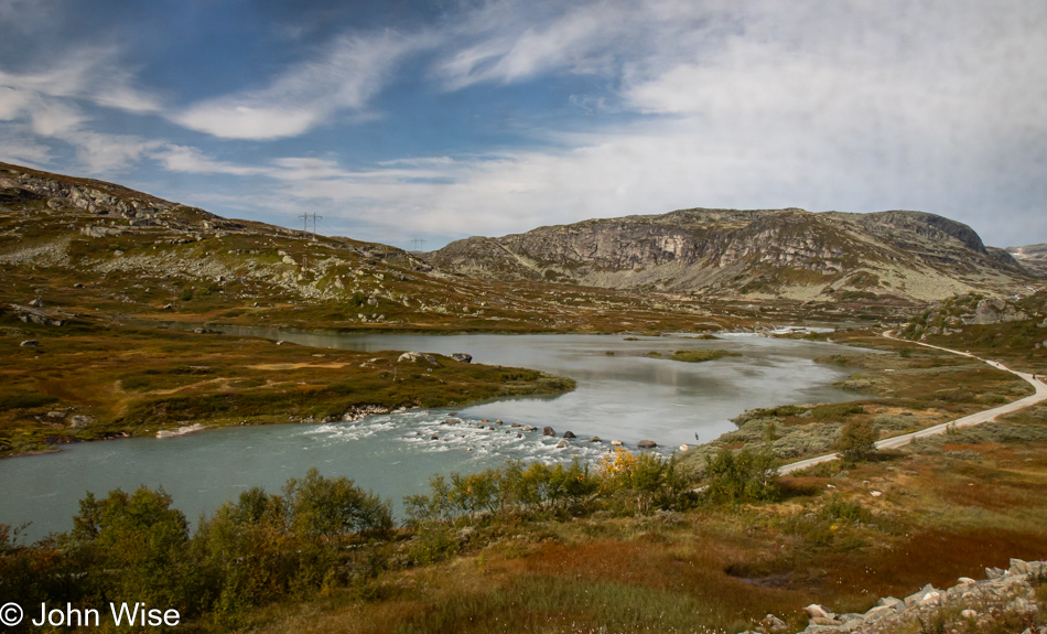 Bergensbanen train between Oslo and Bergen, Norway