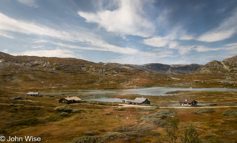 Bergensbanen train between Oslo and Bergen, Norway