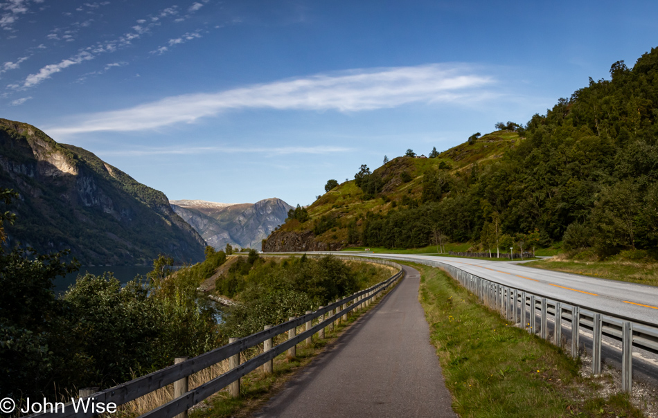 Aurlandsfjord in Flåm, Norway