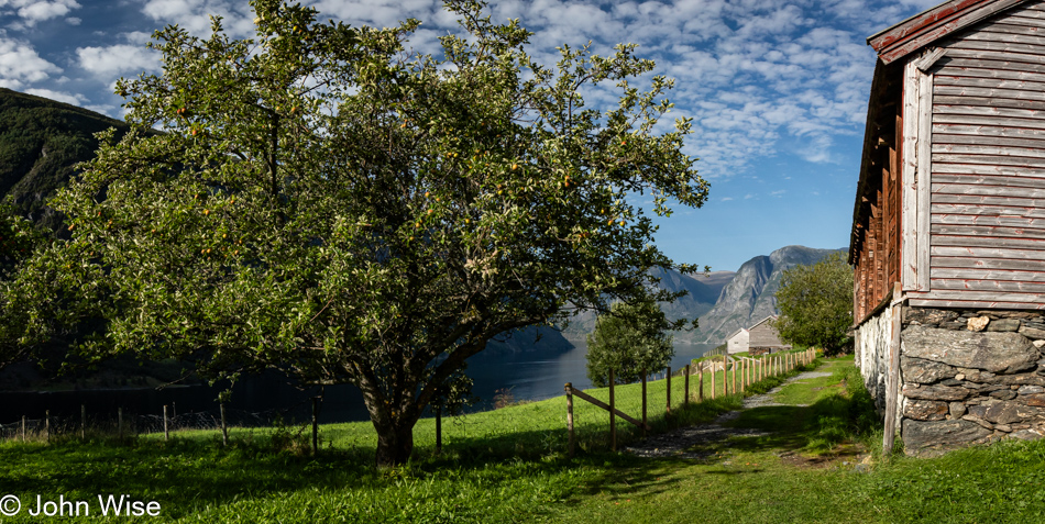 Otternes Farm in Aurland, Norway