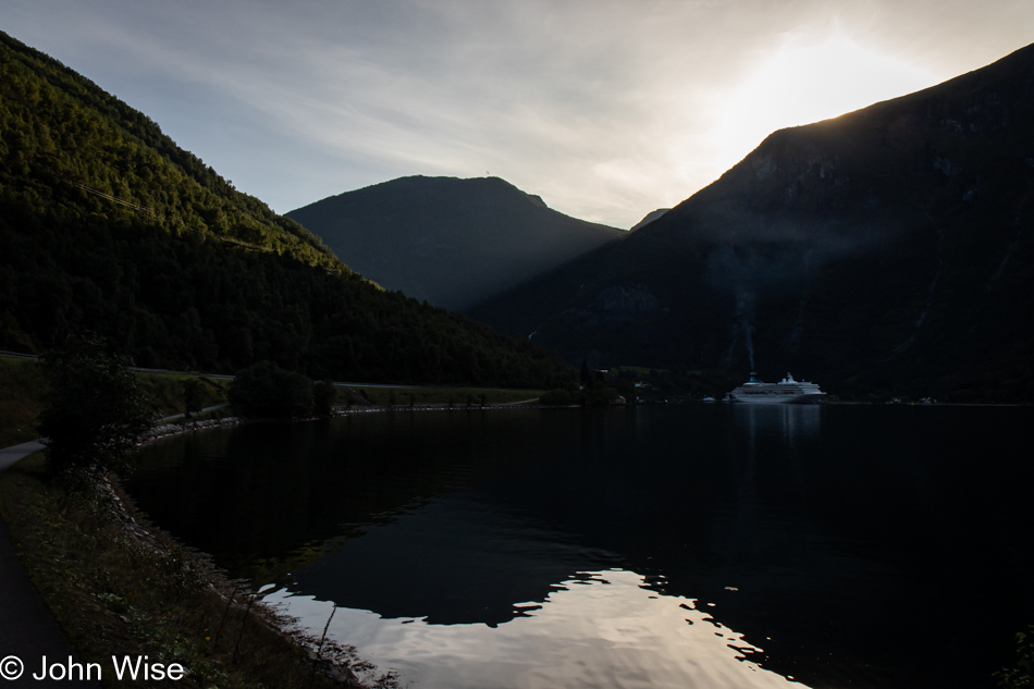 Aurlandsfjord in Flåm, Norway