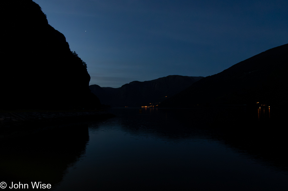 Aurlandsfjord in Flåm, Norway