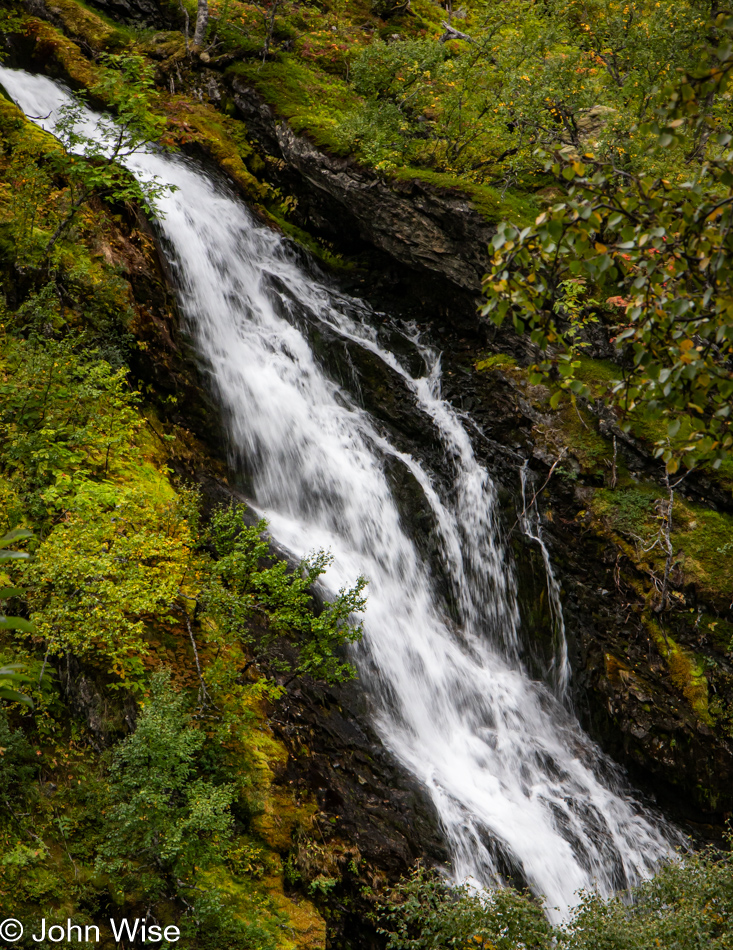 On the Rallarvegen between Myrdal and Flåm, Norway