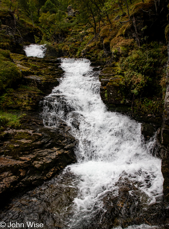 On the Rallarvegen between Myrdal and Flåm, Norway