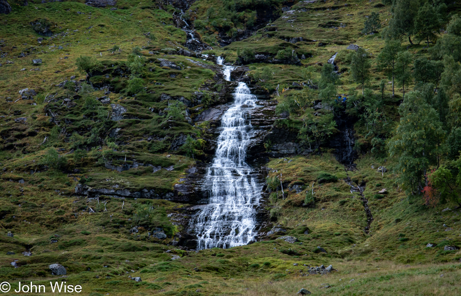 On the Rallarvegen between Myrdal and Flåm, Norway