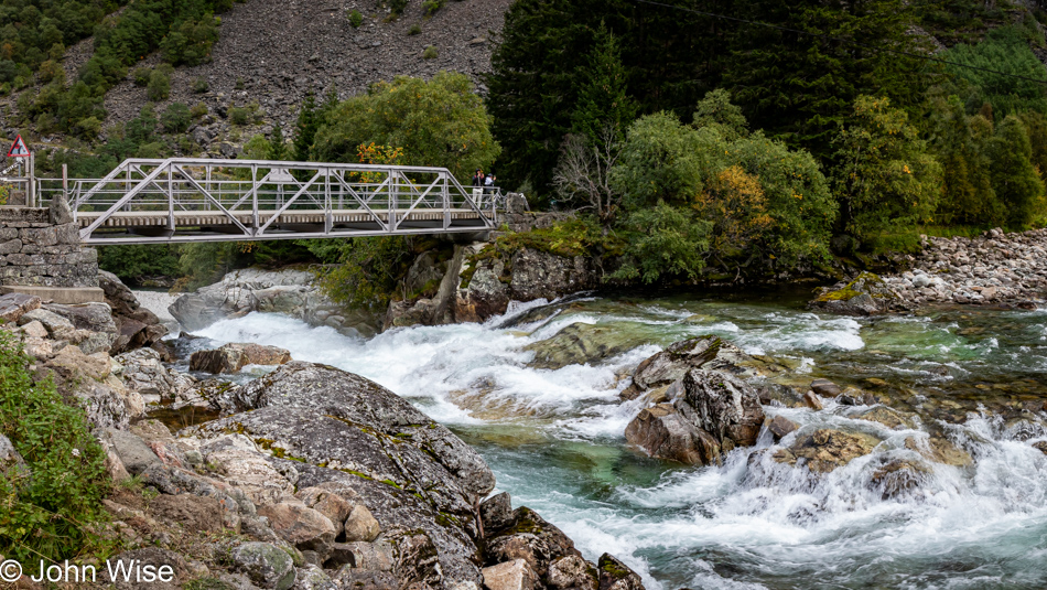 On the Rallarvegen between Myrdal and Flåm, Norway