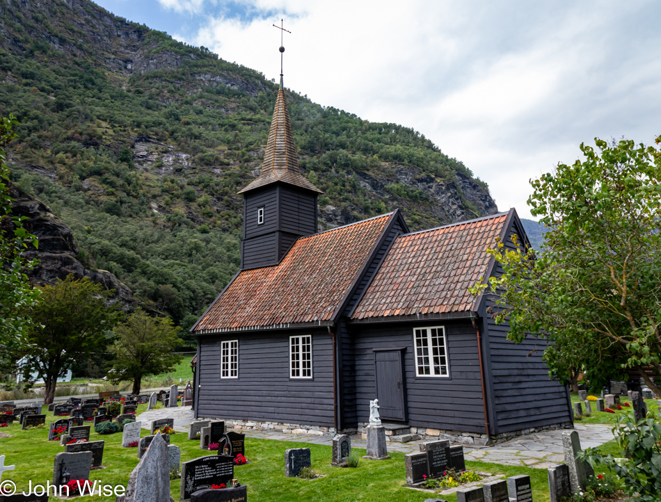 Flåm Church in Flåm, Norway