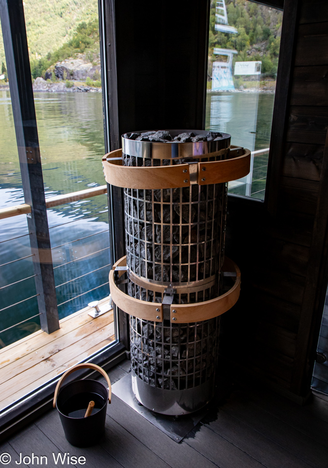 Fjord Sauna in Flåm, Norway