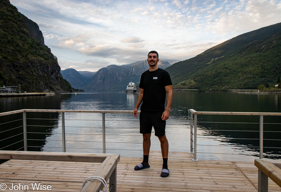 Sauna Master Lukáš Hajas in Flåm, Norway