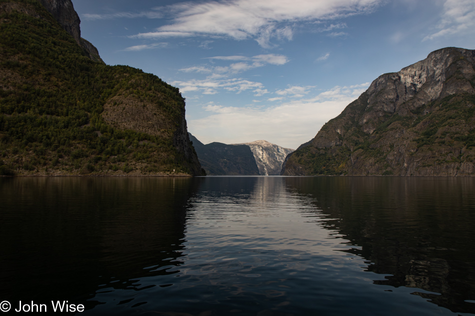 Aurlandfjord in Norway