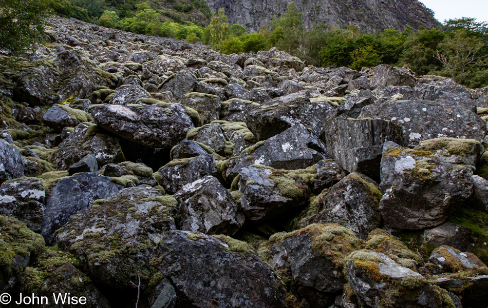 Trail to Bakka on the Nærøyfjord in Norway