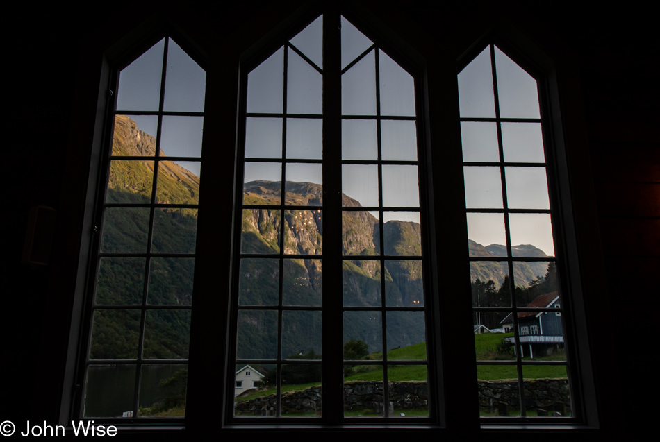 Bakka Church on the Nærøyfjord in Norway