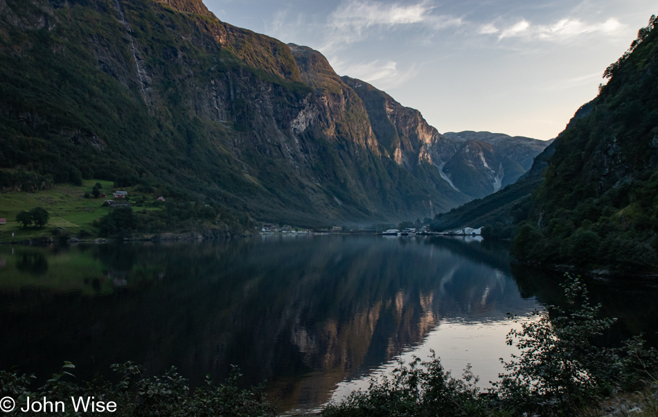 On the trail to Gudvangen on the Nærøyfjord in Norway