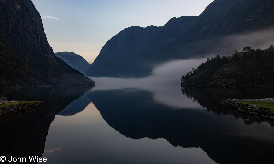 Nærøyfjord in Gudvangen, Norway