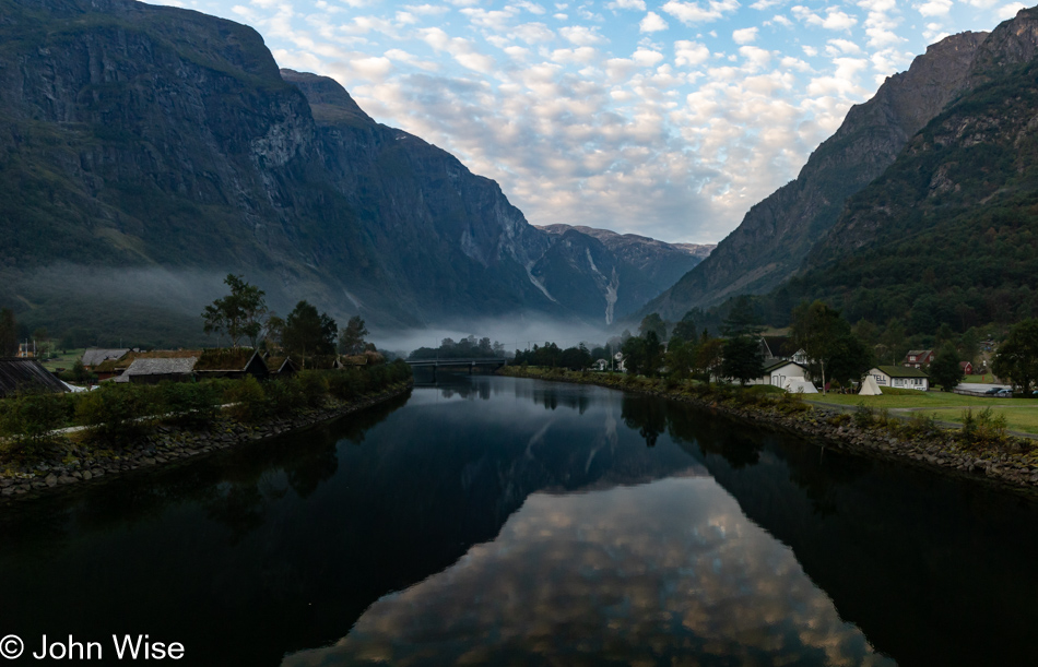 Nærøyfjord in Gudvangen, Norway