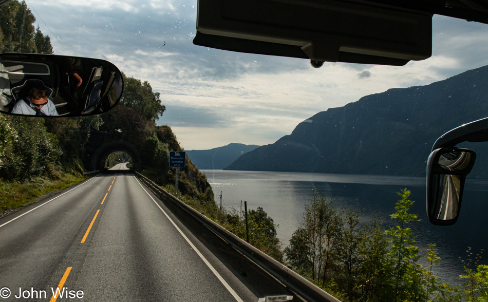 Nærøydalselvi River on the road to Bergen, Norway