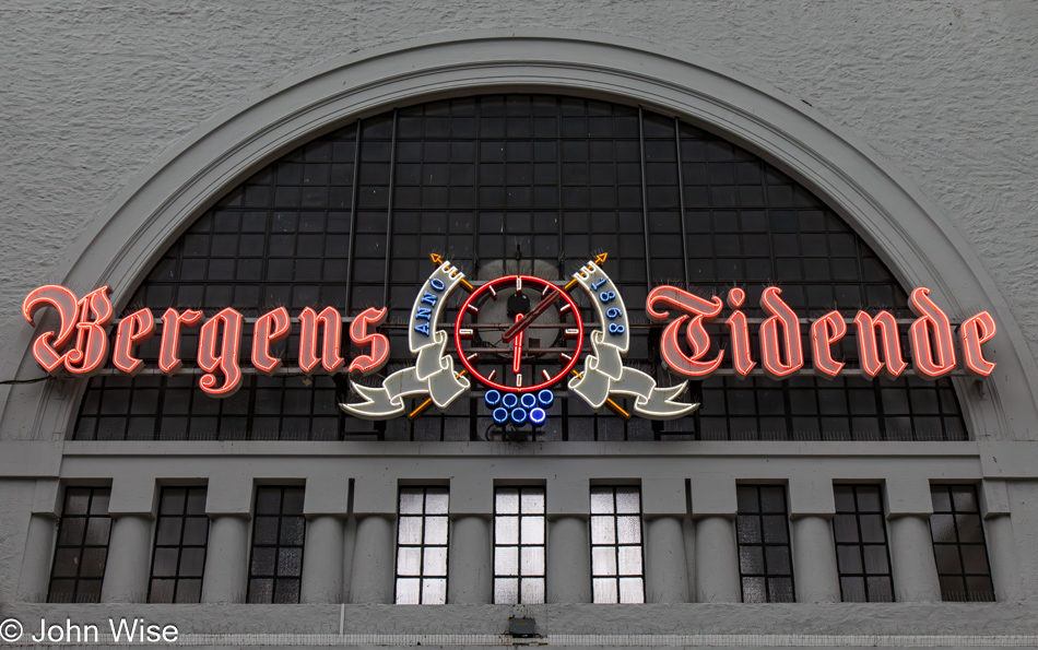 Main Train Station in Bergen, Norway