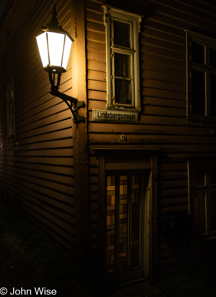 Lindebergsmauet in the Sandviken neighborhood of Bergen, Norway