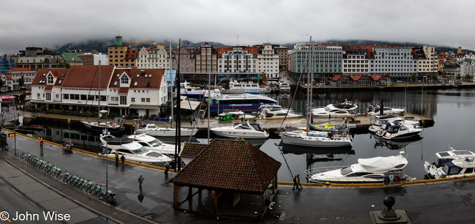View of the Port of Bergen, Norway