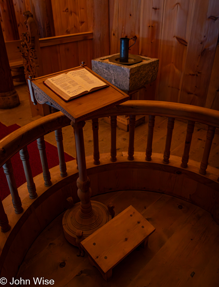 Fantoft Stave Church in Bergen, Norway