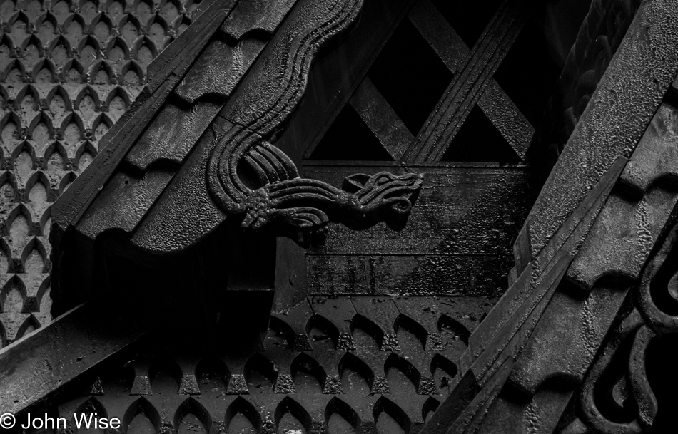 Fantoft Stave Church in Bergen, Norway