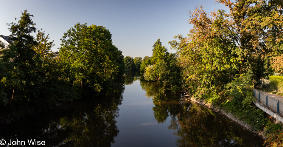 Nidda River in Heddernheim, Germany