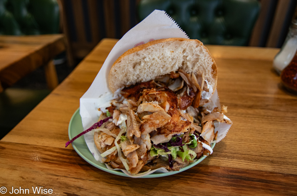 Döner kebab in Frankfurt, Germany