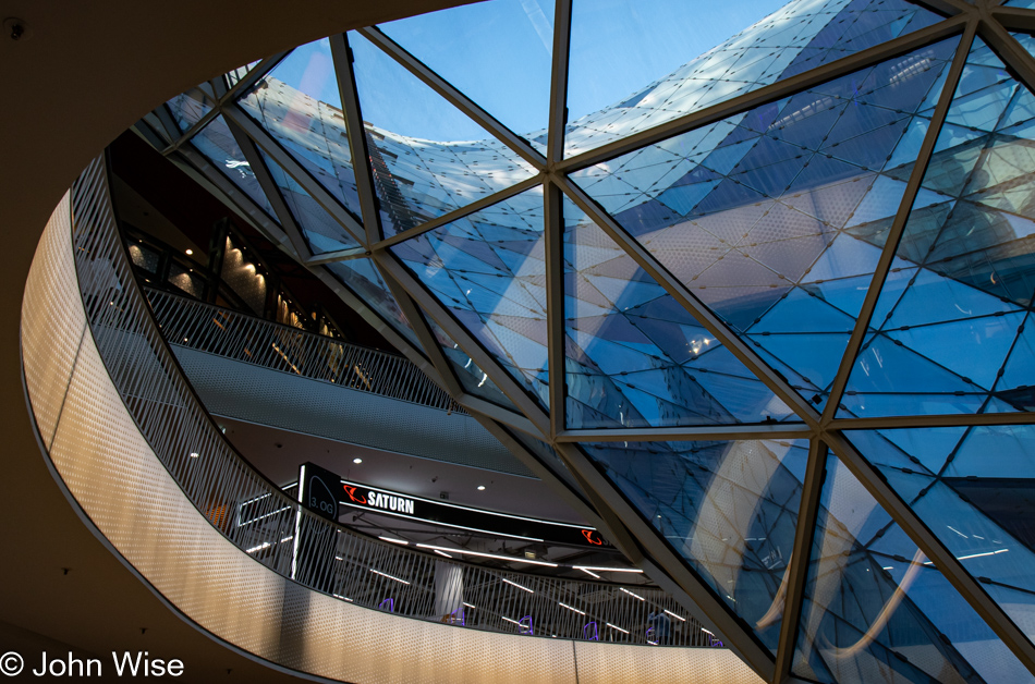 Shopping center on Zeil in Frankfurt, Germany