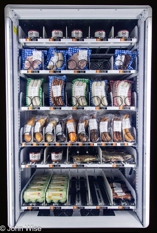 Vending machine in Sachsenhausen, Germany