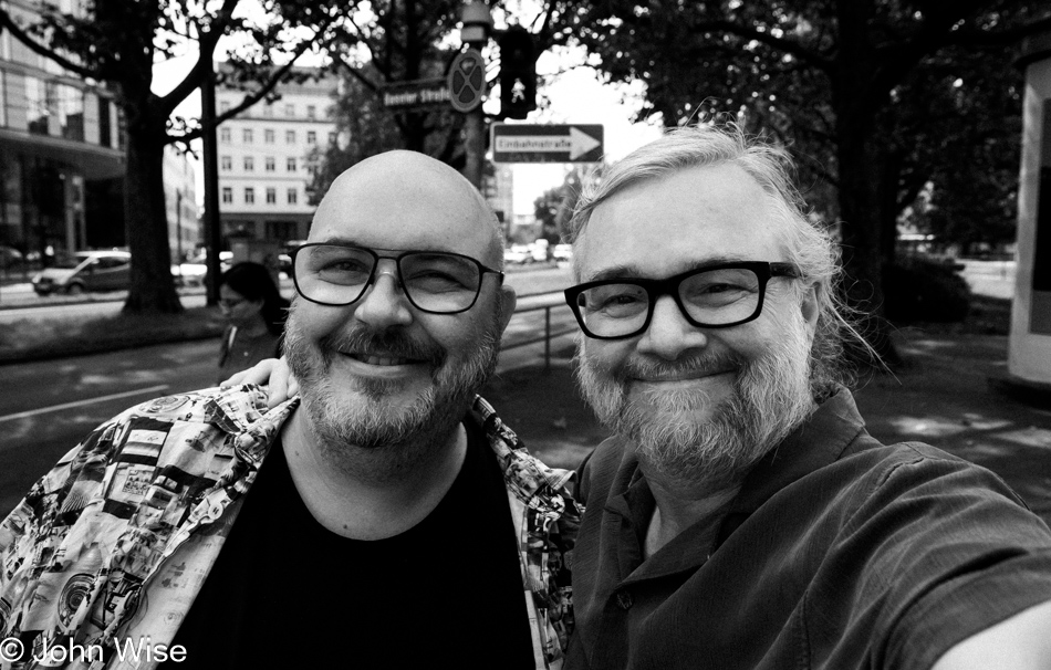 Olaf Finkbeiner and John Wise in Frankfurt, Germany