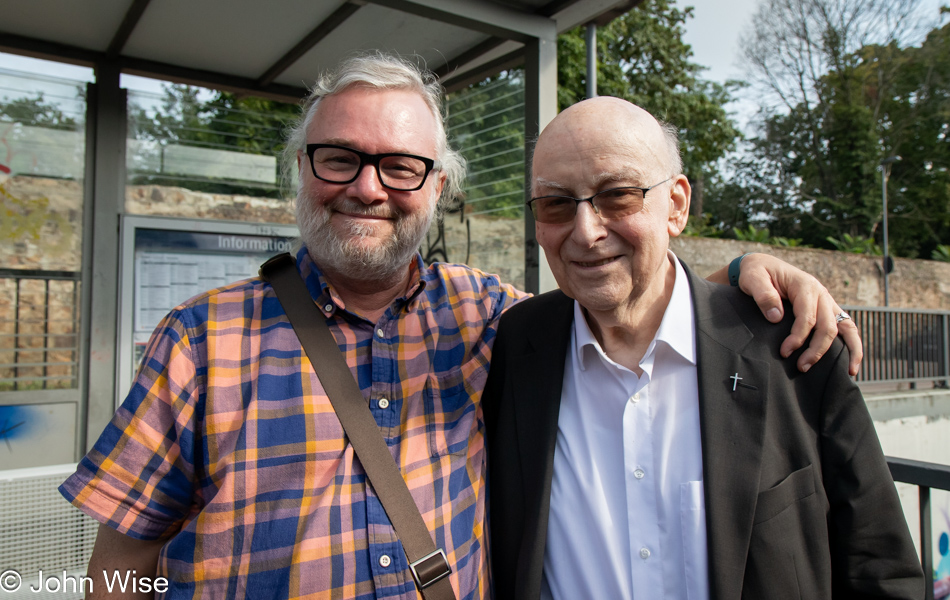 John Wise and Hanns Engelhardt in Geisenheim, Germany