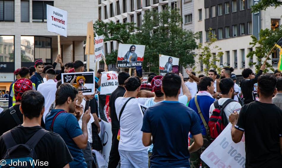 Demonstration in Frankfurt, Germany