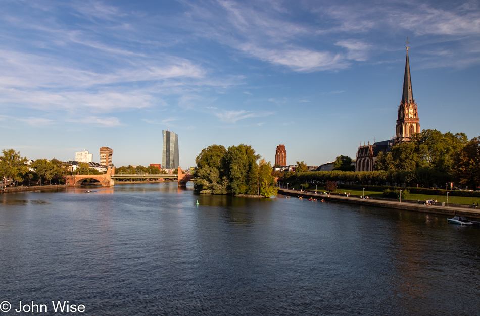 Main River in Frankfurt, Germany