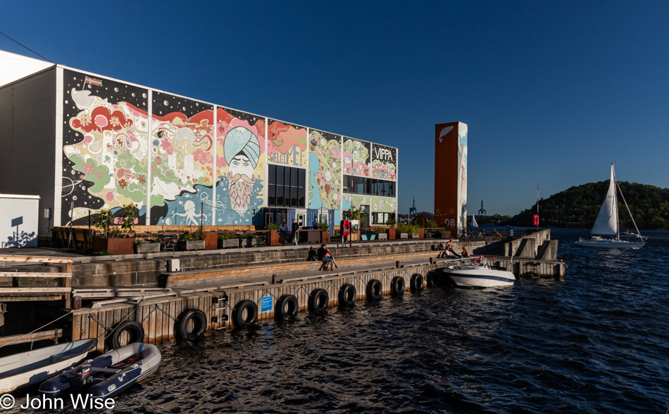 Vippa Restaurant at the harbor in Oslo, Norway