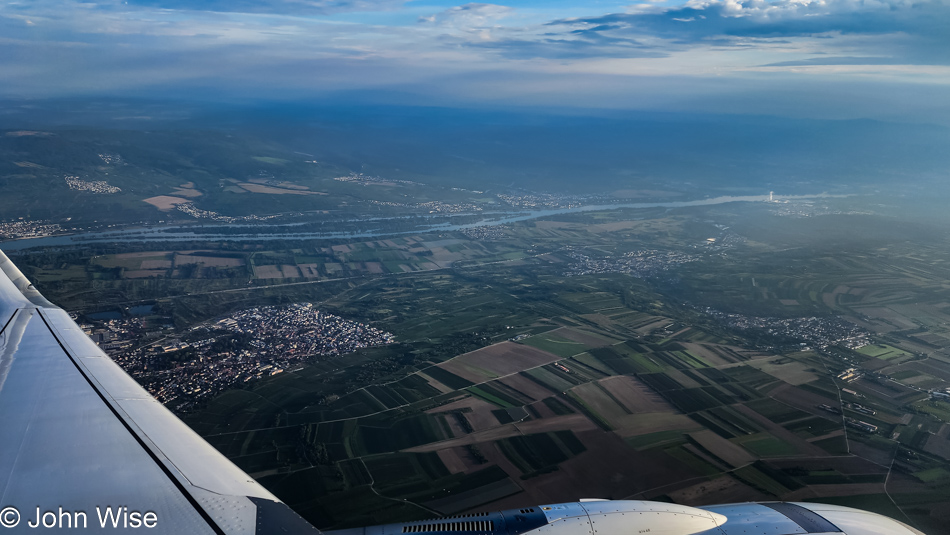 Flying over Germany