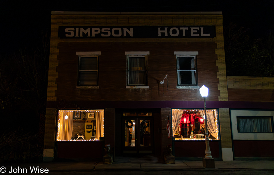Simpson Hotel in Duncan, Arizona