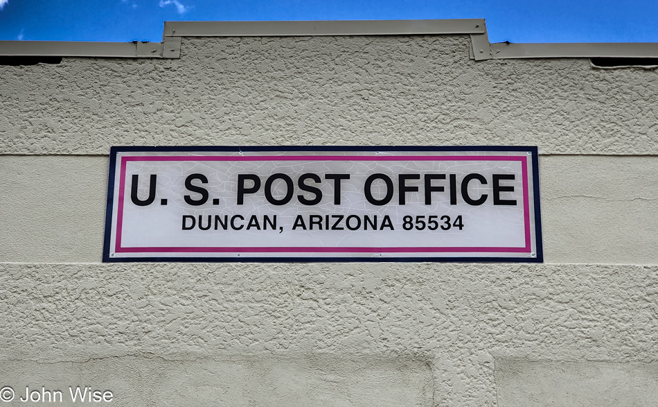 U.S. Post Office in Duncan, Arizona