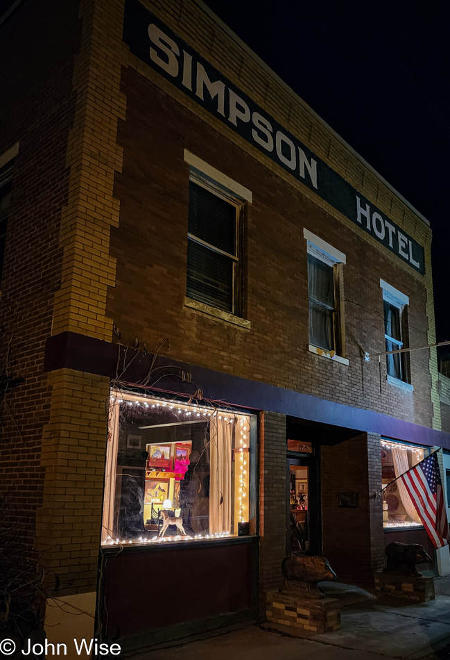 Simpson Hotel in Duncan, Arizona