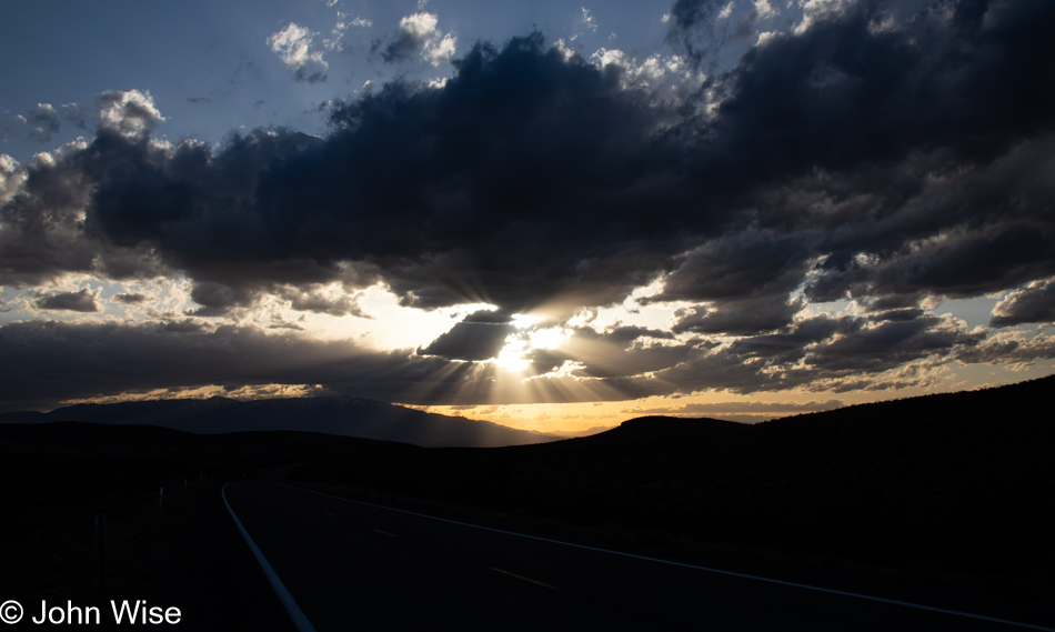 Mt Graham in the distance on the way to Duncan, Arizona