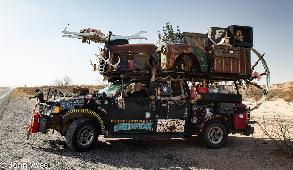 Art Car in southern New Mexico
