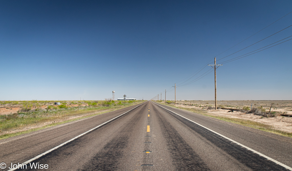 Highway 17 south of Pecos, Texas