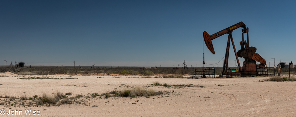 Oilfield near Jal, New Mexico