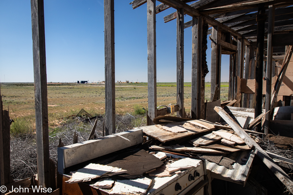 Ruin on Highway 62 Eastern Texas