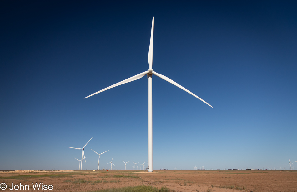 Wind Turbine South of Stanton, Texas