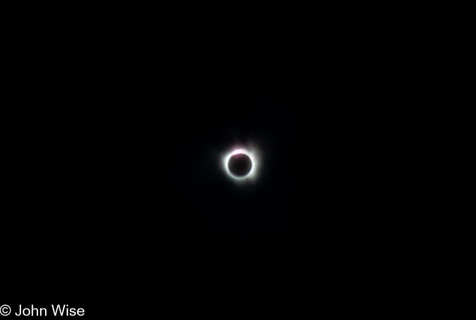 Eclipse as seen from Del Rio, Texas