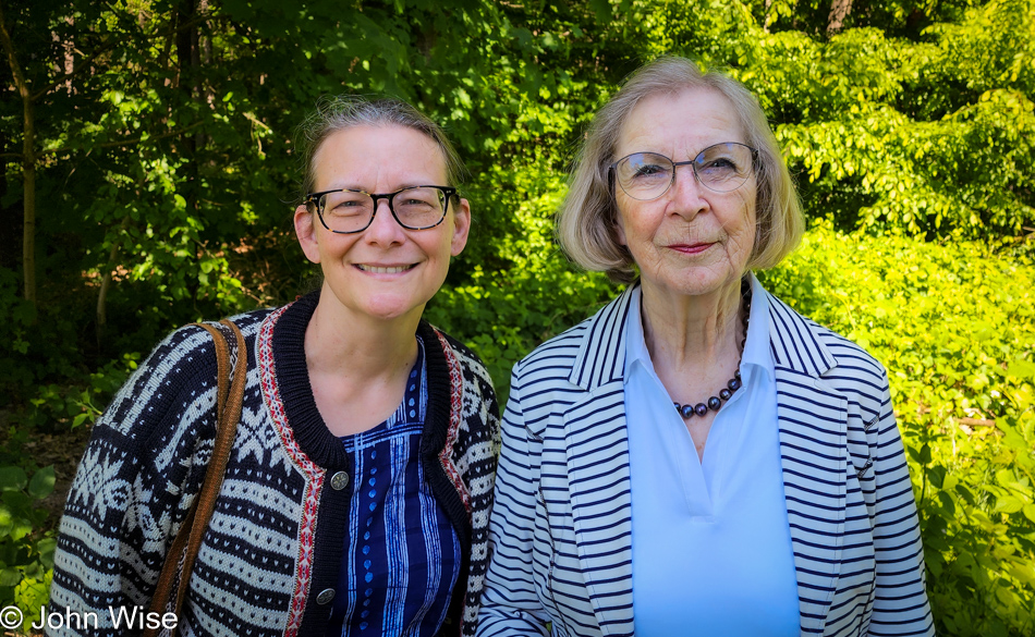 Caroline Wise and Helga Hennemann in Kronberg, Germany