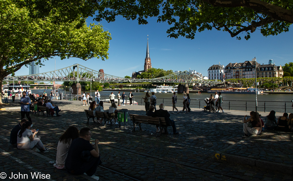 Main River in Frankfurt, Germany